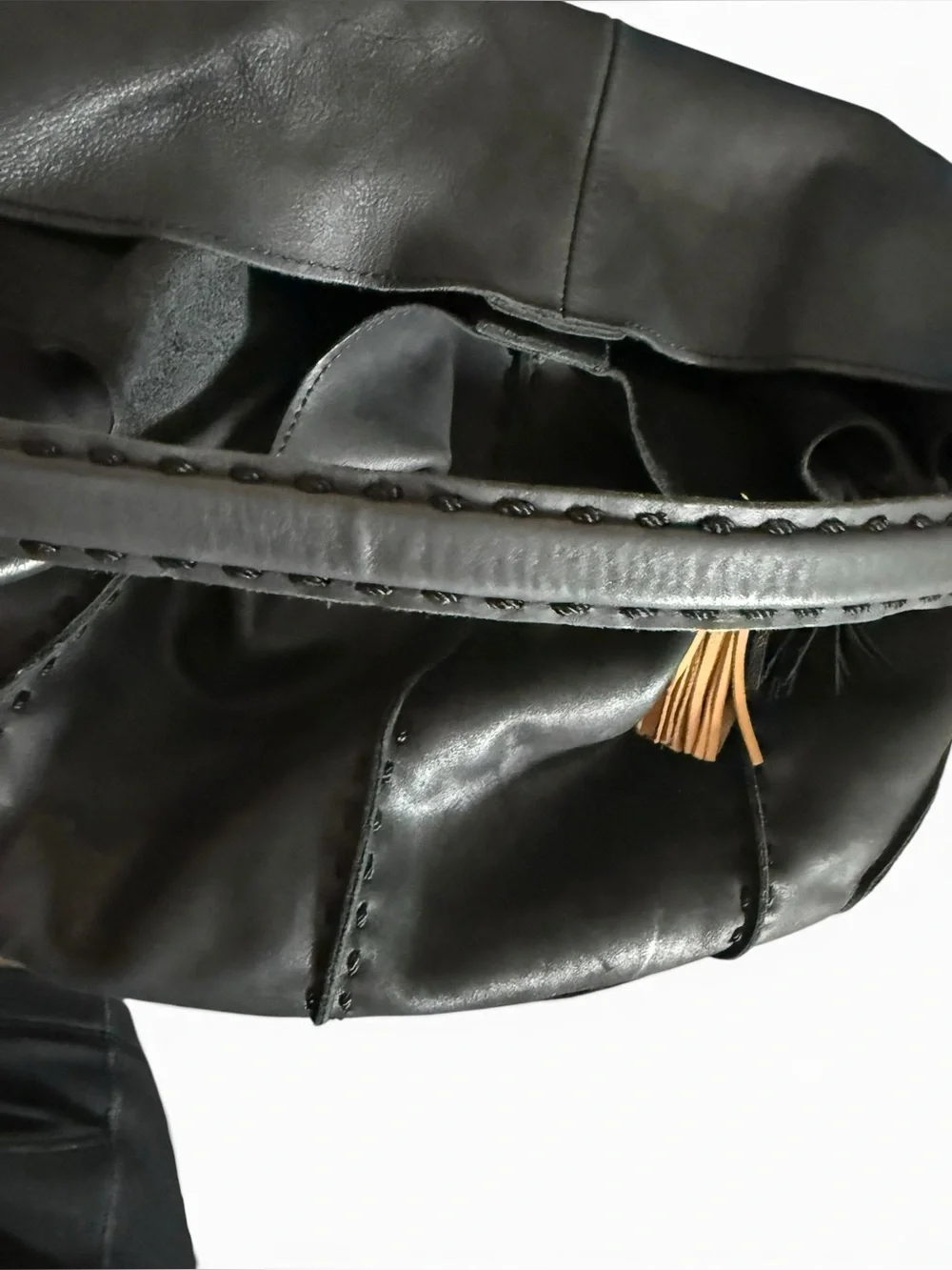 Los Feliz Large Leather Tote by The Sak in Black